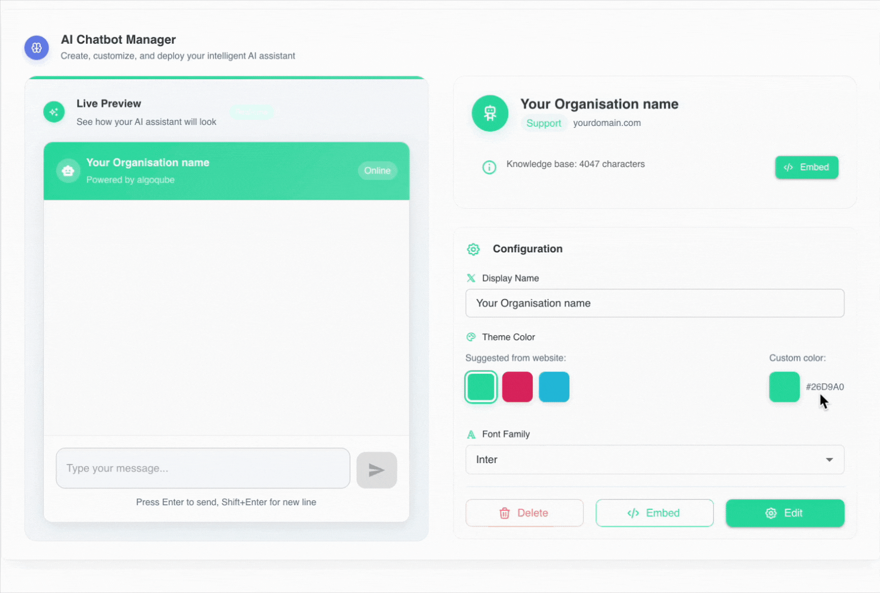 Personalize Your Chatbot